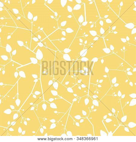 Seamless Pattern With A Motif Of Branches