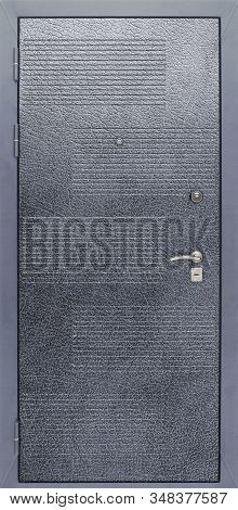 The Model Of The Entrance Metal Door (isolated)