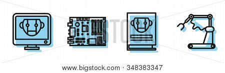 Set Line User Manual, Bot, Electronic Computer Components Motherboard Digital Chip And Industrial Ma