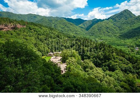 Maijishan Grottoes Near Tianshui, Gansu Province, Northwest China