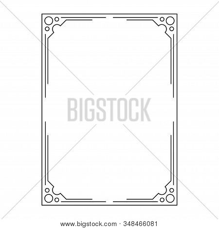 Abstract Fraime, Decorative Ornamental Frame, Original Design