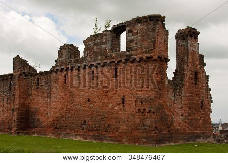 Penrith Castle.  The Castle Is Situated In A Public Park In Penrith, Cumbria, Northern England And W