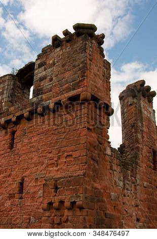 Penrith Castle.  The Castle Is Situated In A Public Park In Penrith, Cumbria, Northern England And W