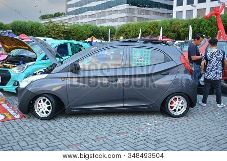 Pasay, Ph - Dec. 7: Hyundai I10 Compact Car At Bumper To Bumper 15 Car Show On December 7, 2019 In M