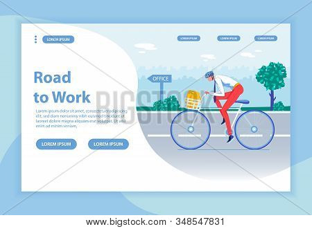 White Collar On His Way To Work. Young Man Dressed Smart And Wearing Red Helmet, Having Good Career 