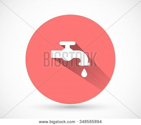 Kitchen Faucet Iconvector Icon , Lorem Ipsum Flat Design