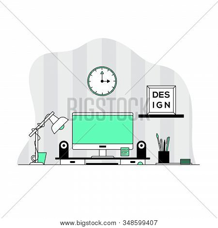 The Workplace Of The Designer