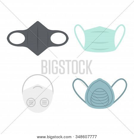 Face Medical Pollution Mask Set. Smog Dust Pm2.5 Danger Protection