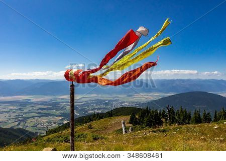 An Old Windsock - Used As A Useful Tool For Hang-gliders Or Paragliders To Find And Estimate The Win