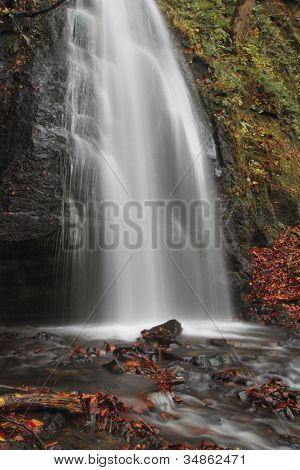 Autumn Colors Of Oirase River