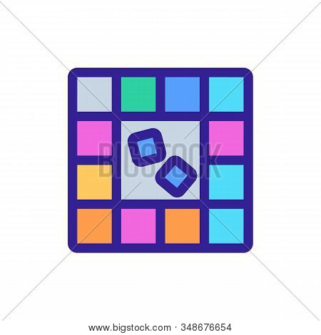 Children Game Icon Vector. A Thin Line Sign. Isolated Contour Symbol Illustration