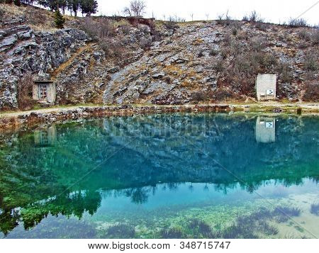 The Source Of The Cetina River Or Glavas Wellspring, Croatia