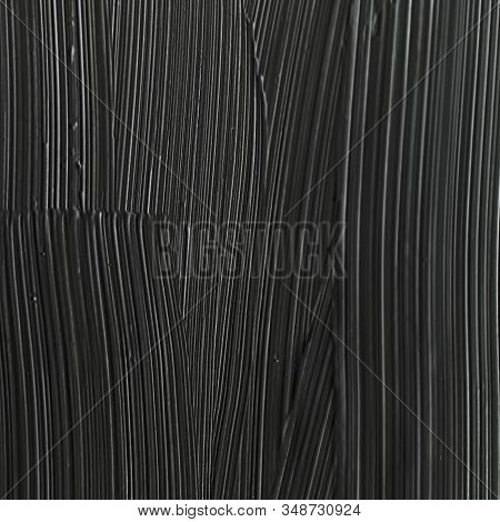 Cosmetics Abstract Texture Background, Black Acrylic Paint Brush Stroke, Textured Cream Product As M