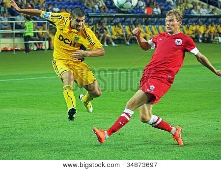 FC Metalist Vs Fc pozycji piłka nożna