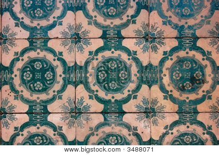 Płytek na zewnątrz budynku w Lizbona, Portugalia