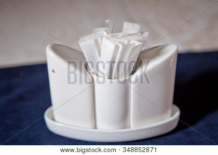 Toothpick. Ceramic Pepper Pot, Salt Shaker, Toothpicks In Paper .disposable Wooden Toothpicks In Ind