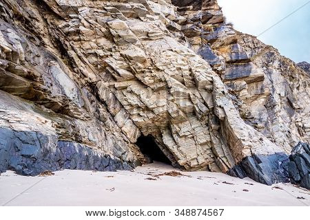 The Beach And Caves At Maghera Beach Near Ardara, County Donegal - Ireland.