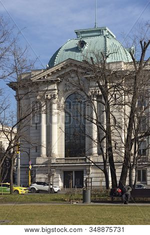 Sofia, Bulgaria - January 22, 2020: Building Of University Of Sofia St. Kliment Ohridski, Bulgaria