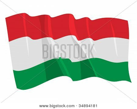 Nemzeti zászlók sorozat illusztrációja