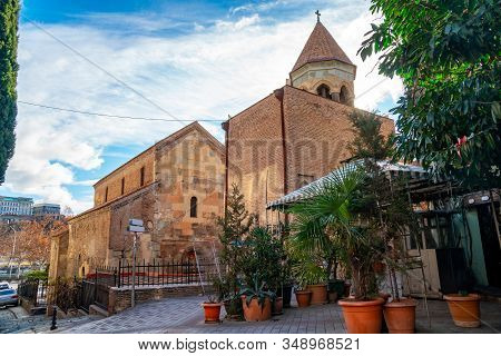 The Anchiskhati Basilica In The Tbilisi City In Georgia