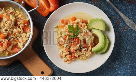 Revoltillo De Huevos, Scrambled Eggs A La Dominicana