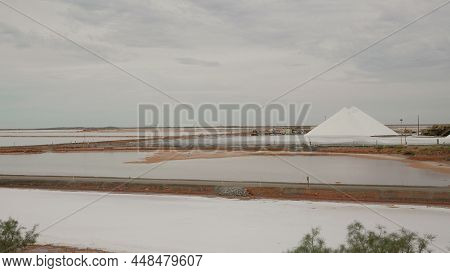 Concentration Ponds At The Salt Works In Port Hedland
