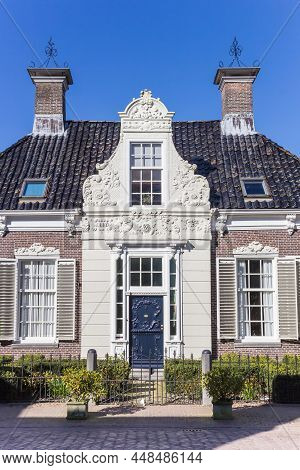 Entrance To A Historic House In The Center Of Heeg, Netherlands