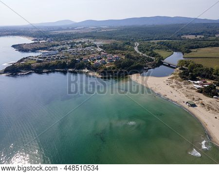 Amazing Aerial View Of South Beach Of Town Of Kiten, Burgas Region, Bulgaria