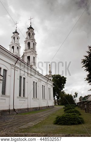 The Church Of Michael The Archangel A Catholic Church In The City Of Oshmyany, Grodno Region, Belaru