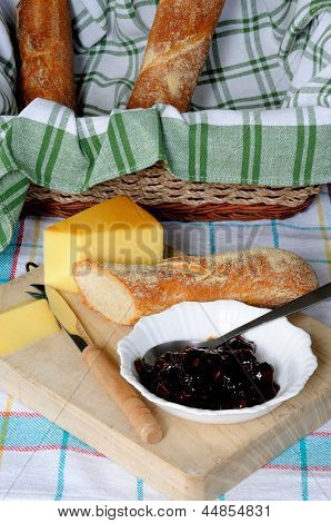 Autentiske Ploughmans frokost.