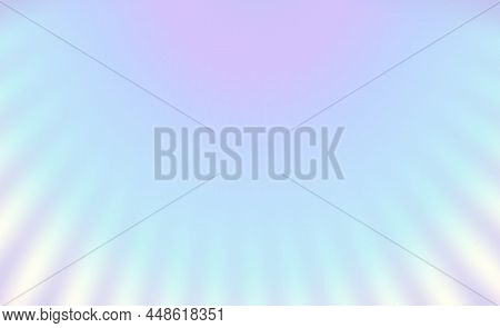 Refraction Effect, Wall With Rainbow Sunlight, Holographic Rays With Transparency. Blurred Overlay T