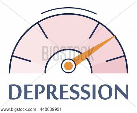 Depression Concept. Mental Disorder, Feeling Of Despair And Helplessness.