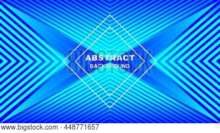 Blue Triangle Shape Line Abstract Background. Blue Abstract Background