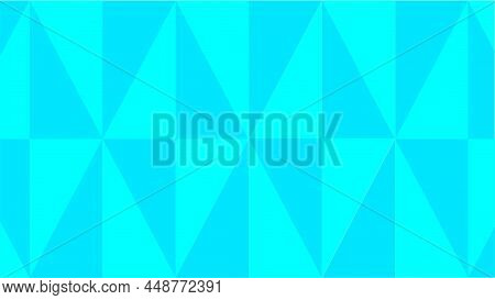 Retro Triangle Abstract Background In Blue Color
