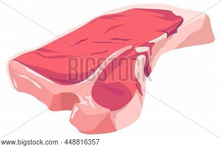 Pork Leg Outside Steak, Boneless Cut Meat Butchery
