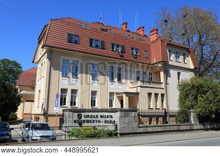 Kedzierzyn-kozle, Poland - May 11, 2021: City Hall (polish: Urzad Miasta) In Kedzierzyn-kozle, Polan