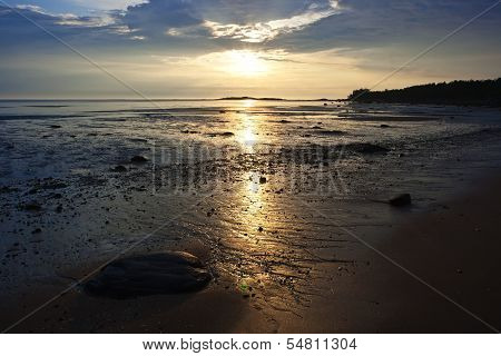 Sea sunset