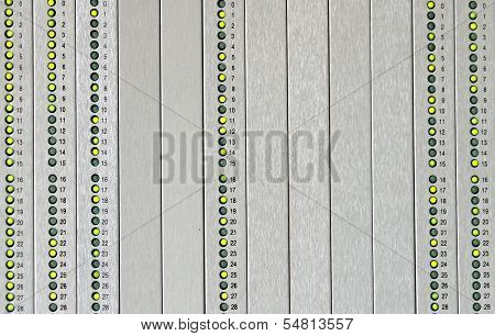 Synoptic Panel For Signalling Alarms With Green Led