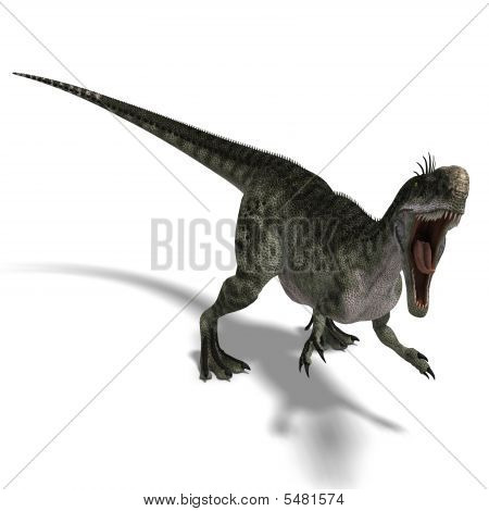 Dinozor Monolophosaurus