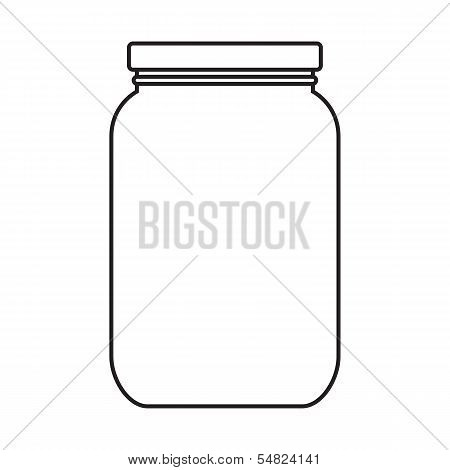 Blank Jar With Cap