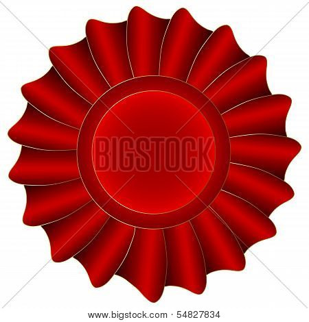 Red Vector Label