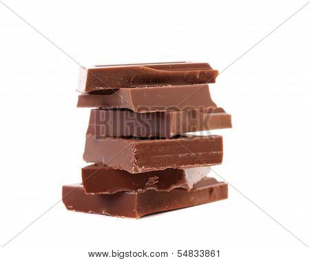 Tasty morsel of milk chocolate.