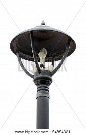 Park Lantern On Broken.