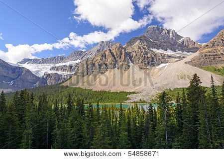 Dramatic Mountains On A Summer Day