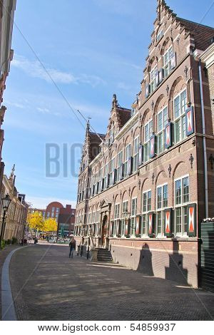 The School Building  In Dordrecht, Netherlands