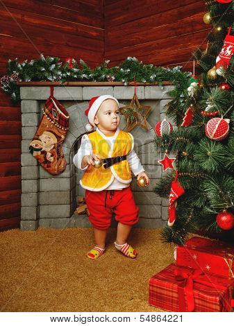 Baby Christmas Gifts And Christmas Tree