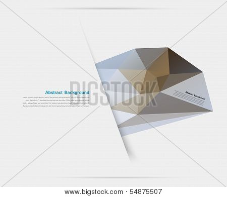 Vector abstract background. Polygonal pattern