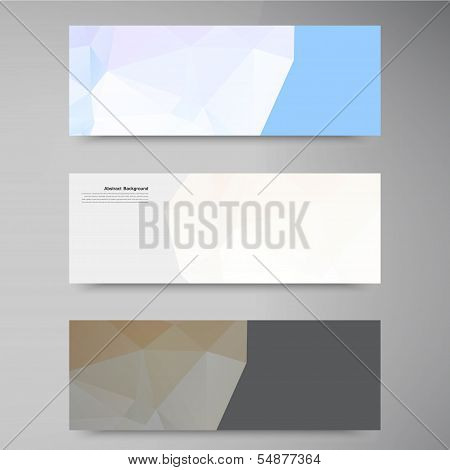 Vector abstract background. Polygonal pattern