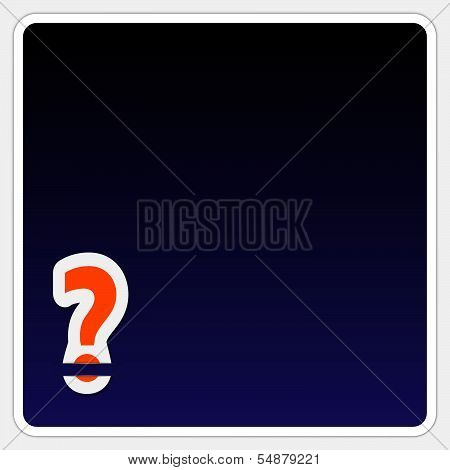 Text Box With Question Mark