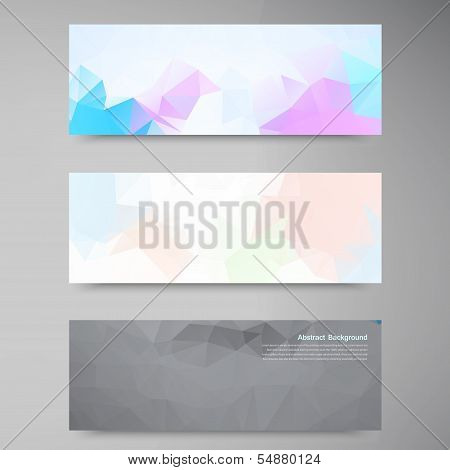 Vector abstract background. Polygonal pattern